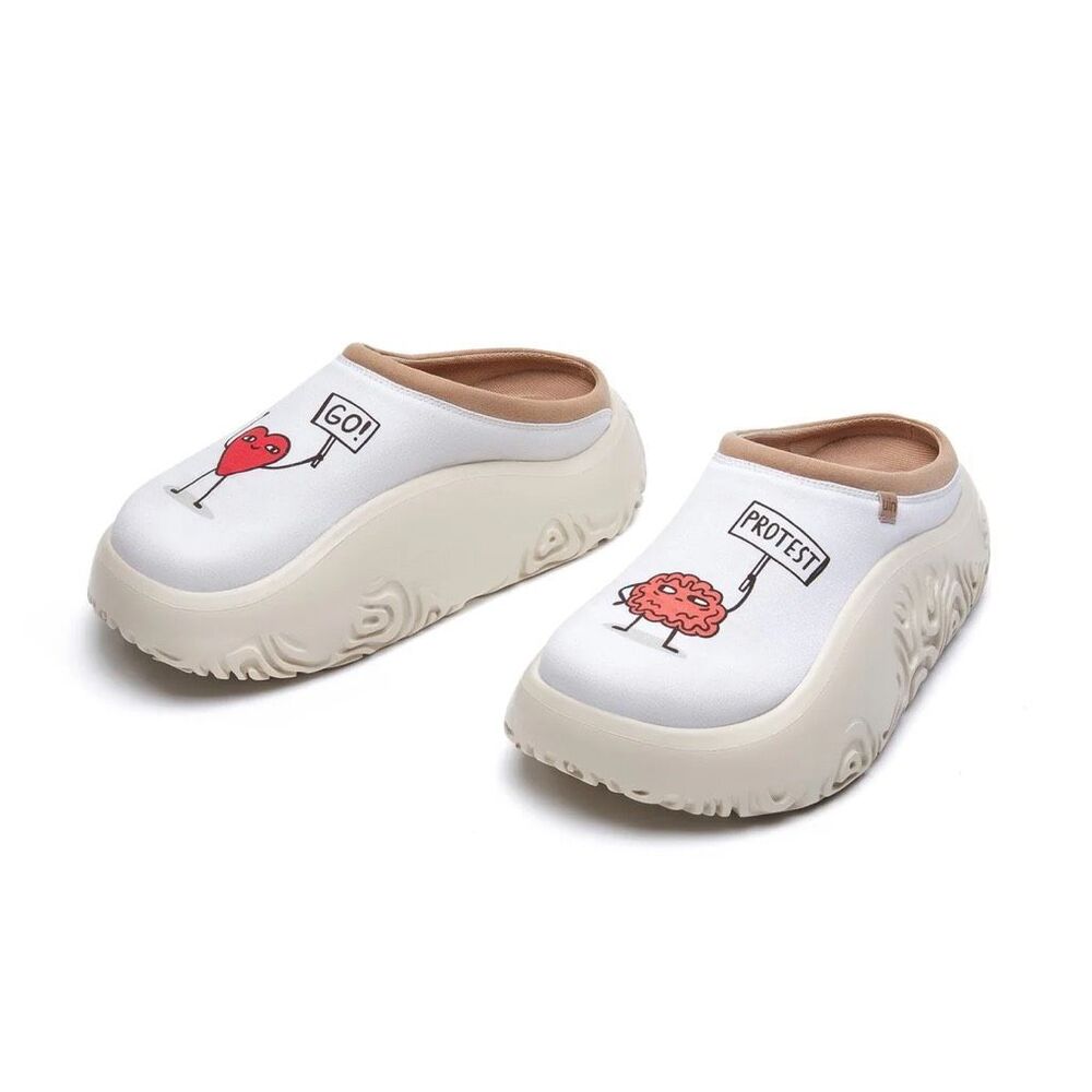 UIN Women's Chunky Fashion Sneakers Travel Shoes (LOVE WINS VIGO VII) - Picture 7 of 9